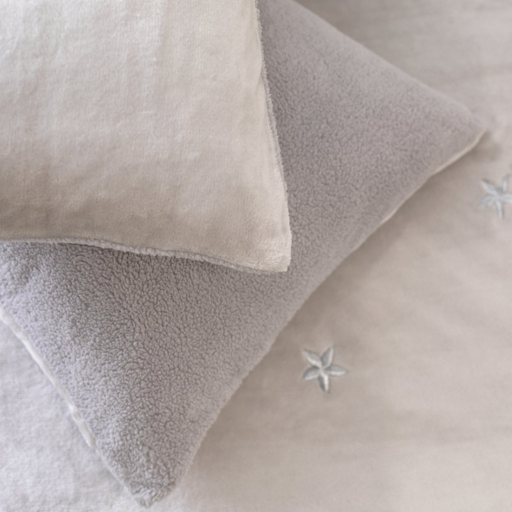 ARGOS HOME Embroidered Star Fleece Bed Set